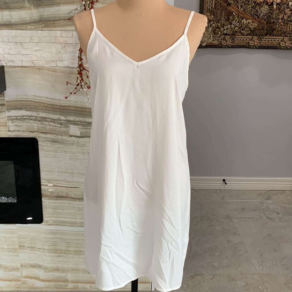 Lucky Brand Boho White Crochet Lace‎ Mini Dress Size S - Picture 10 of 12